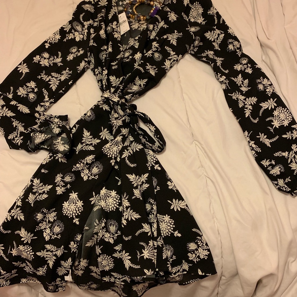 Print-cess Wrap Dress from Loft!